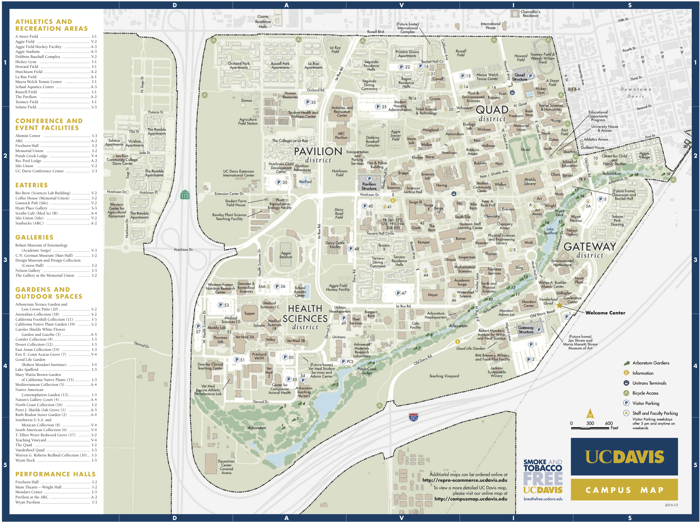 Uc Davis Campus Map Parking